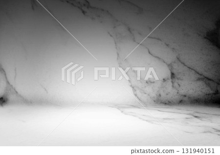 (Background) Dark concrete surface with fog in a beautiful abstract pattern 131940151