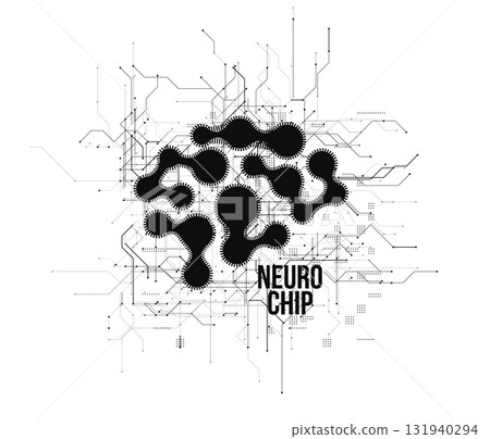 AI artificial intelligence neural network brain logo template, tech circuit icon. Innovation neuro chip logos for startup branding, fintech biotech, AI technologies, neural chips. Vector illustration AI artificial intelligence neural network brain logo template, tech circuit icon. Innovation neuro chip logos for startup branding, fintech biotech, AI technologies, neural chips. Vector illustration 131940294