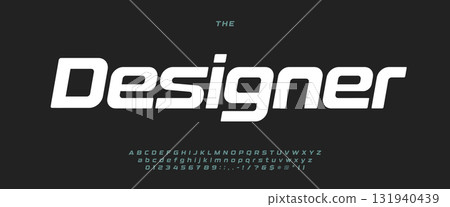 Dynamic rounded alphabet, energetic modern font, bold italic letters for sport title, race headline, game text, tech startup logo. Contemporary typography, esport typographic design. Vector typeset 131940439