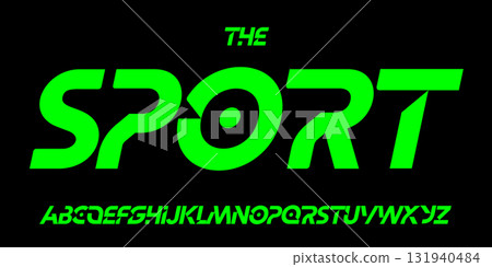 Futuristic racing font, bold cutout alphabet, sharp tilted letters, cyber tech typeface for gaming logo, esport poster headline, sport typography, dynamic automotive typographic design.Vector typeset Futuristic racing font, bold cutout alphabet, sharp tilted letters, cyber tech typeface for gaming logo, esport poster headline, sport typography, dynamic automotive typographic design.Vector typeset 131940484