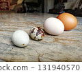 Arrangement of eggs as symbol of growth, abundance, prosperity, success, togetherness etc 131940570