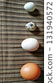 Arrangement of eggs as symbol of growth, abundance, prosperity, success, togetherness etc 131940572