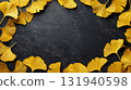 Autumn frame material: Ginkgo 131940598
