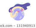 Ecosystem climate awareness and environment concept 131940913