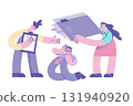 Job burden, colleagues opinion, stress concept 131940920