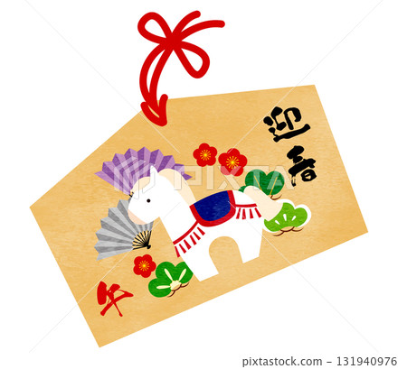 Year of the Horse Ema material Year of the Horse Ema material 131940976