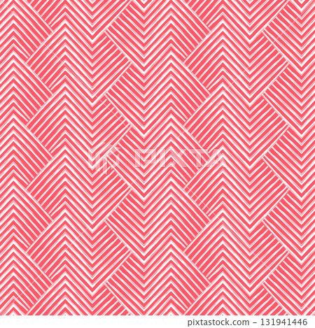 Abstract geometric pattern with stripes, lines. Seamless vector background. White and pink ornament. Simple lattice graphic design Abstract geometric pattern with stripes, lines. Seamless vector background. White and pink ornament. Simple lattice graphic design 131941446