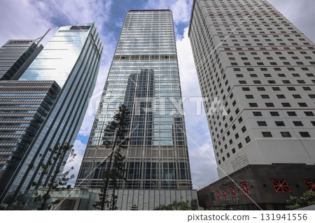 Oct 4 2025 Modern skyscraper expanding Hong Kong financial skyline Oct 4 2025 Modern skyscraper expanding Hong Kong financial skyline 131941556