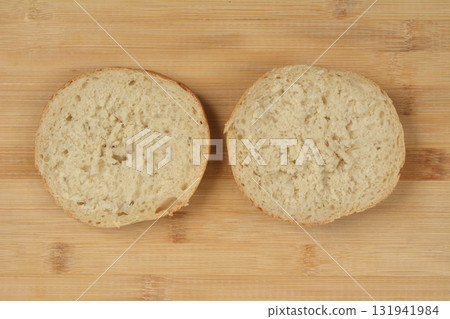 Sliced Rustic Roll 131941984