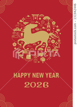 2026年馬年賀年卡 131942446