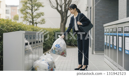 早安.上班前把垃圾倒掉 131942523