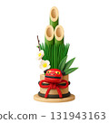 門松新年插圖3D 131943163
