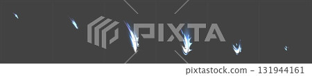 Sequential attack effect with animation frames Sequential attack effect with animation frames 131944161