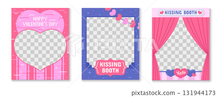 Love photo frames set on transparent background Love photo frames set on transparent background 131944173