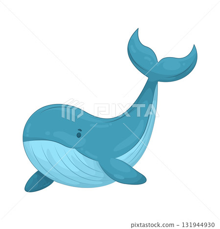 Illustration of whale Illustration of whale 131944930