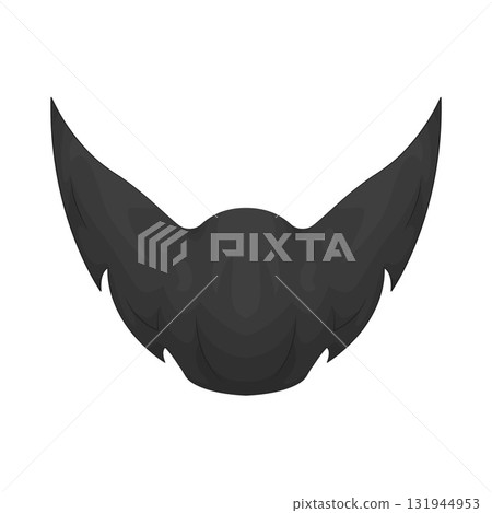 Illustration of beard  131944953