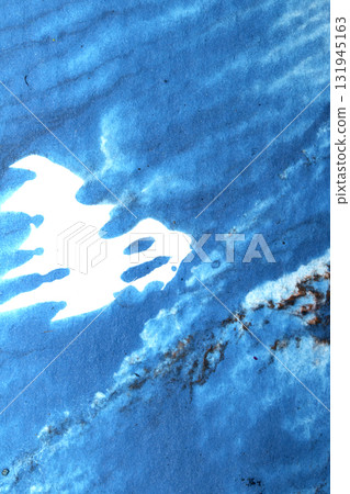 Thick abstract flowing color abstract paint splatters and splashes heavy brush strokes background 131945163