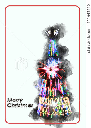 a neon light christmas tree a neon light christmas tree 131945310