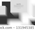 High contrast black and white minimal abstract geometric background 131945385