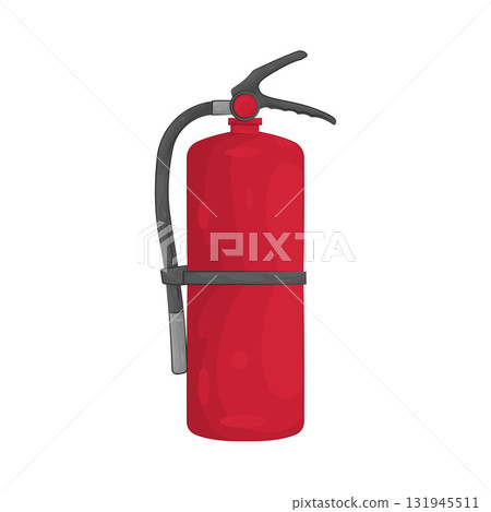 Illustration of fire extinguisher  131945511
