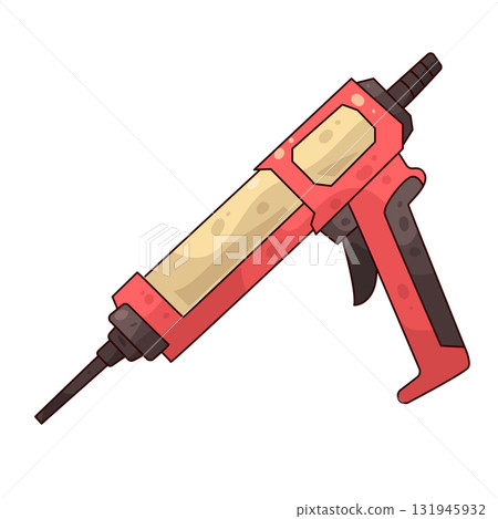 illustration of Caulking Gun 131945932