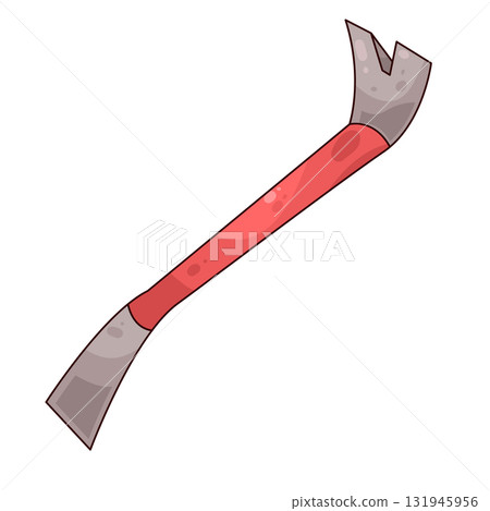 illustration of crowbar 131945956