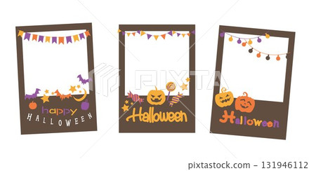 萬聖節可愛框架圖 131946112
