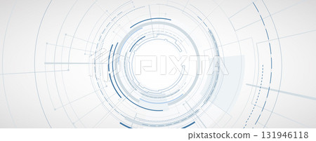 Technology science concept banner. Molecular technology structure with digital overlay Technology science concept banner. Molecular technology structure with digital overlay 131946118