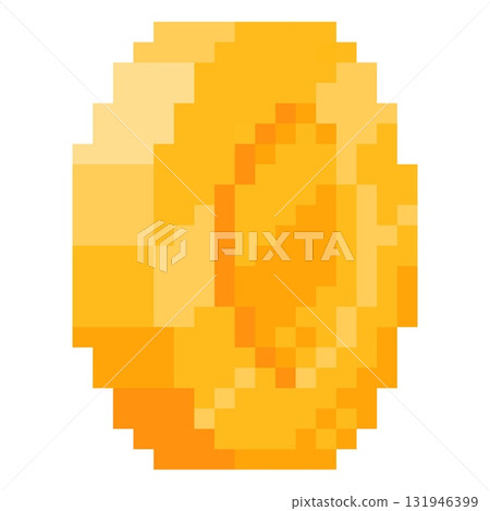 3D golden coin pixel art vector icon, retro 8 bit currency cent, money cash, business and finance, video game bank award 3D golden coin pixel art vector icon, retro 8 bit currency cent, money cash, business and finance, video game bank award 131946399