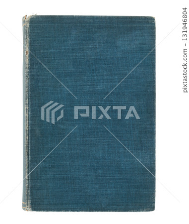 Old antique closed book with textured leather cover, isolated on transparent background Old antique closed book with textured leather cover, isolated on transparent background 131946804