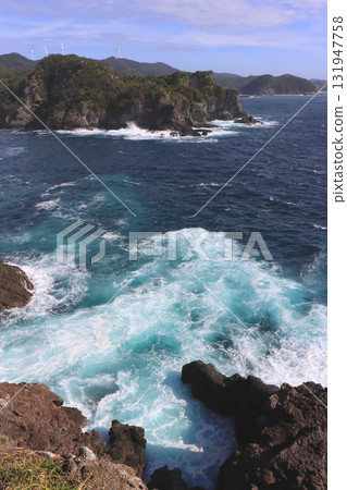 石廊崎(靜岡縣南伊豆町,縱向構圖) 石廊崎(靜岡縣南伊豆町,縱向構圖) 131947758