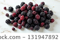 Various berries of different fruits 131947892