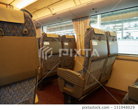 Seats inside a JR express train Seats inside a JR express train 131948029