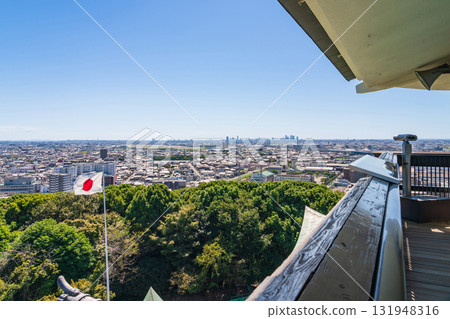 Komakiyama Castle, view from the observation deck (Komaki City, Aichi Prefecture) 131948316