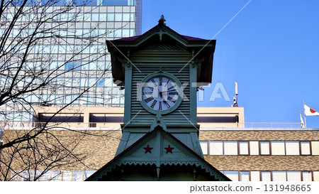 Sapporo Clock Tower in Sapporo, Hokkaido 131948665