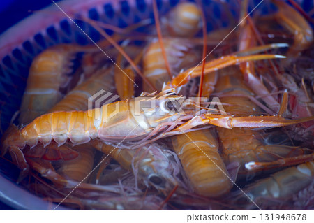 海鮮美食：傳統魚市蝦 131948678