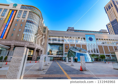 Sapporo Station in the early morning, Sapporo, Hokkaido 131948968
