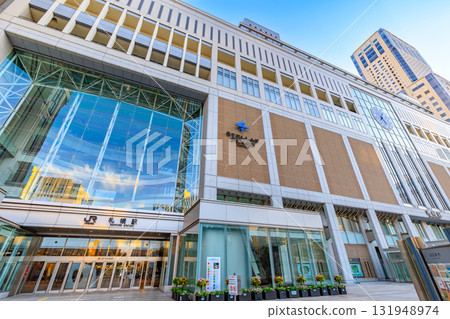 清晨的札幌車站，北海道札幌 131948974