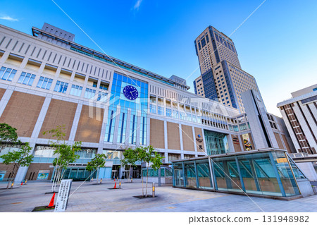 Sapporo Station in the early morning, Sapporo, Hokkaido Sapporo Station in the early morning, Sapporo, Hokkaido 131948982