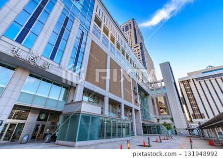 清晨的札幌車站，北海道札幌 131948992