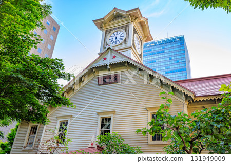 Sapporo Clock Tower in the early morning, Sapporo, Hokkaido Sapporo Clock Tower in the early morning, Sapporo, Hokkaido 131949009