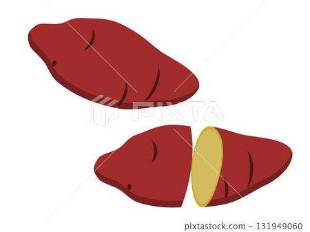 Sweet potato illustration 131949060