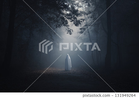 Halloween mystery concept, Generative AI 131949264