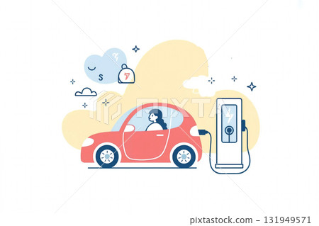 charging an electric car 131949571