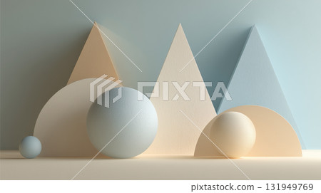 Geometric art (abstract and orderly) with themes of "balance" and "harmony" Geometric art (abstract and orderly) with themes of "balance" and "harmony" 131949769