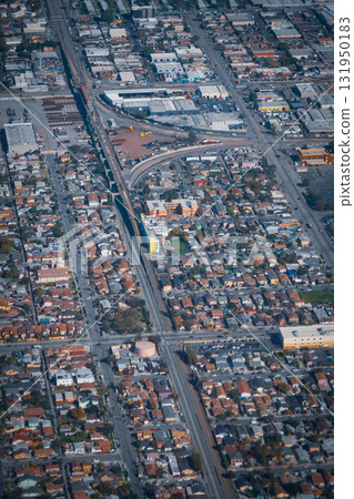 Los Angeles Railroad and Residential Areas Los Angeles Railroad and Residential Areas 131950183