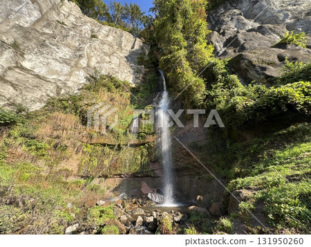 Landscape with a waterfall Landscape with a waterfall 131950260