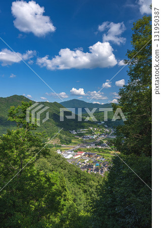 竹田城，雲海中的城堡，俯瞰城下町 131950387