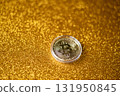 Bitcoin virtual money and fiat money coins euro 131950845