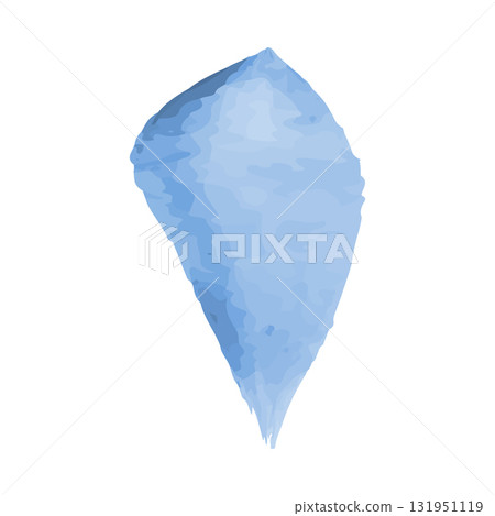 Isolated abstract vector illustration features a single light blue petal with watercolor texture. This element can be used in various nature conservation projects. Isolated abstract vector illustration features a single light blue petal with watercolor texture. This element can be used in various nature conservation projects. 131951119